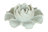 White Marble Lotus Bowl Planter