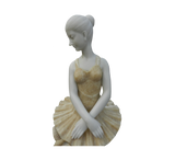Ballerina Dance Pose Marble Sculpture