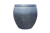 Collar Patterned Ceramic Planter