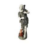 Melodia Guitarist Painted Stone Sculpture