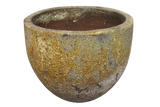 Egg-Shaped Stone Planter