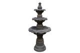 3-Tier Lavastone Outdoor Fountain
