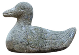 Duck Stone Sculpture
