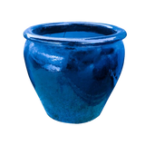 Ove Blue Ceramic Planter