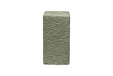 Carved Green Lava Stone Pedestal