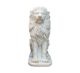 White Marble Lion