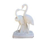 Marble Swan Sculpture