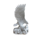 White Marble Eagle Statue