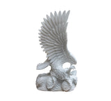 White Marble Eagle Statue