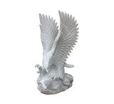 White Marble Eagle Statue