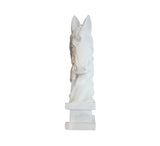 White Marble Horse Sculpture