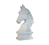 White Marble Horse Sculpture