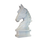 White Marble Horse Sculpture