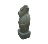 Standing Pig with Glares Stone Sculpture