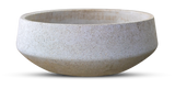 Low-Wide Terra Concrete Bowl Planter