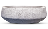 Wide Concrete Terra Bowl Planter