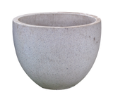 Compact Egg-Shape Concrete Planter – Terra