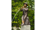 Boy with Flute Garden Fountain