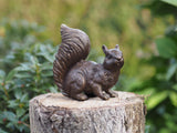 Small Squirrel Stone Sculpture