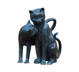 The Gentle Embrace – Two Cats Sculpture