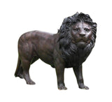 Silent Hunter Lion Stone Sculpture
