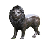 Silent Hunter Lion Stone Sculpture