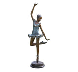 Ballet in Bronze Girl Sculpture