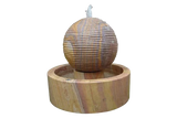 Stone Ball Garden Fountain