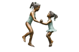 Dancing Sisters Bronze Fountain
