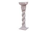 Florentine Spiral Marble Pedestal