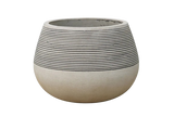 Half Ridged Terrabreathe Concrete Planter