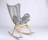 King Wooden Rocking Chair