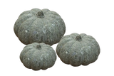 Carved Stone Pumpkin Set (3-Piece Garden Decor)