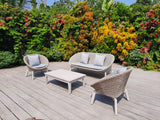 Lyra Outdoor 4-Seater Rope Lounge Set