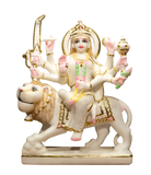 Handcrafted Marble Durga Maa Idol