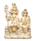 Marble Shiv Parvati Idol