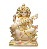 Marble Saraswati Mata Idol