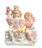 Marble Shiv Parivar Idol – Lord Shiva Family Murti