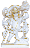 White Marble Hanuman Idol – Bajrangbali Murti