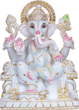Premium Marble Ganesh Ji Idol