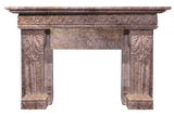 Sovereign Carved Marble Fireplace Mantel
