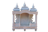 Handcrafted White Marble Temple