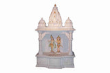 Designer White Marble Pooja Mandir