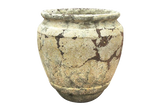 Triton Carved Stone Pot