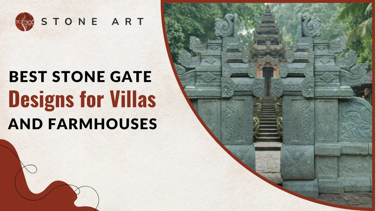Best Stone Gate Designs for Villas and Farmhouses