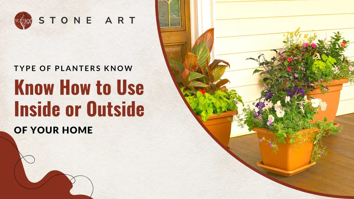 Type Of Planters: Know How to Use Inside or Outside of Your Home