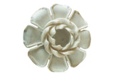 White Marble Lotus Bowl Planter