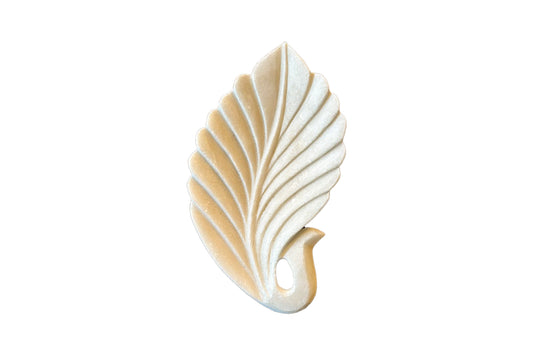 Marble Leaf-Shaped Tray