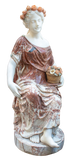 Lady of Flowers Marble Sculpture