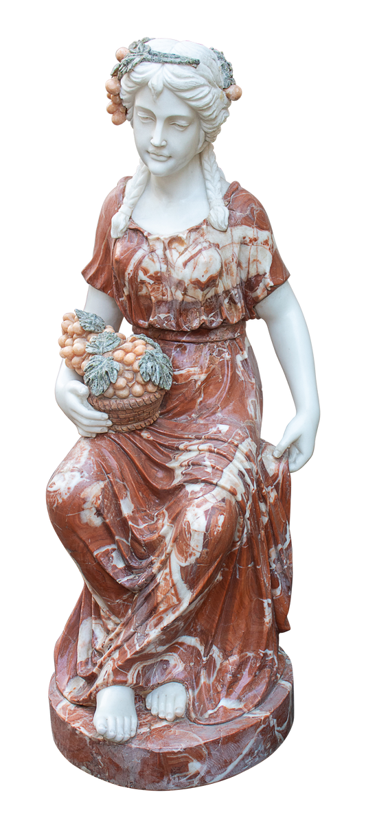 Lady of Fruitation Stone Sculpture